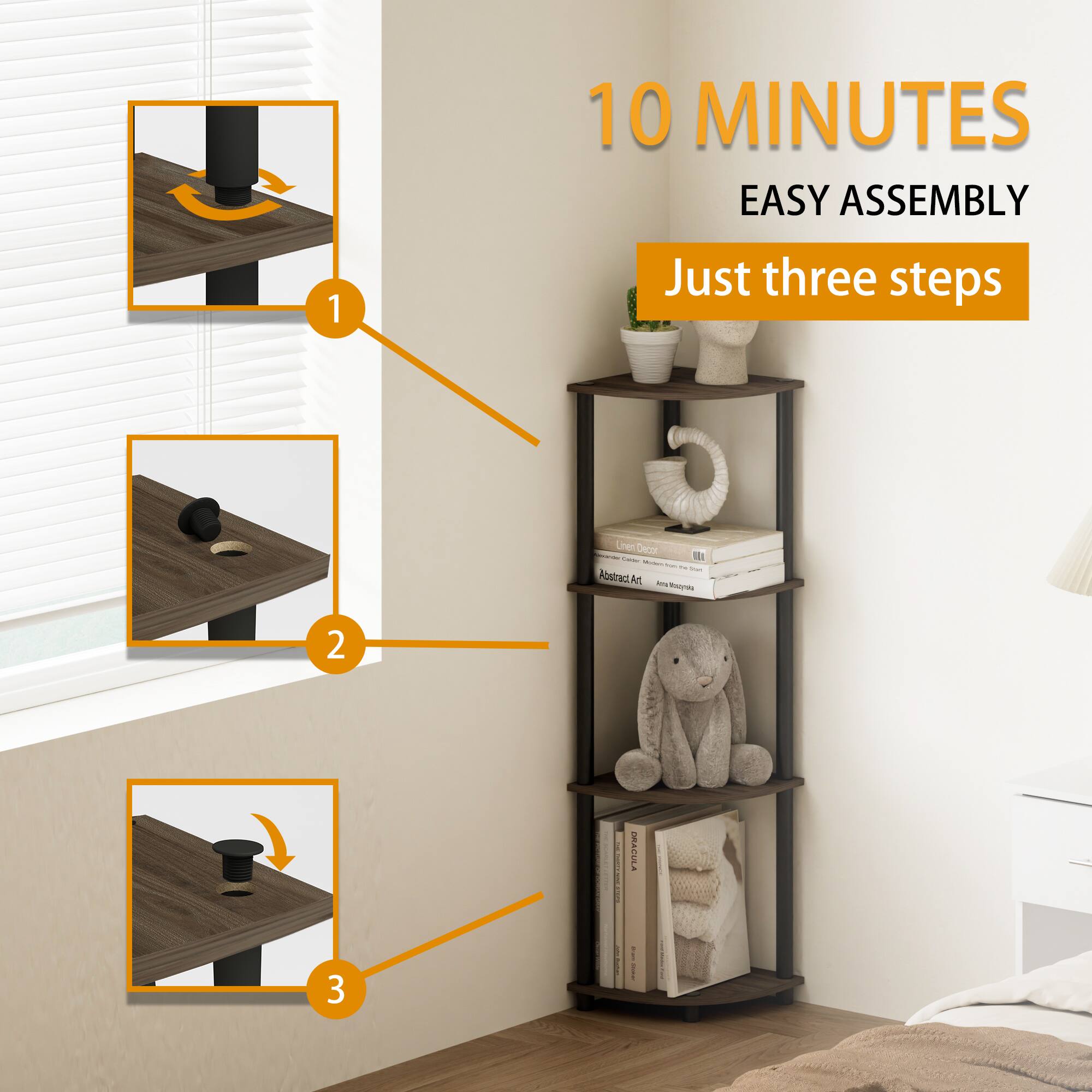 10 MINUTES EASY ASSEMBLY  
Just three steps  
1  
2  
3