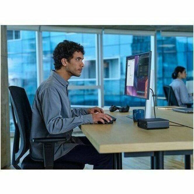 Alt View 4. HP - HP ZGX G1n Workstation - ARM Cortex X925 - 128 GB - 4 TB SSD - Mini PC - Black - NVIDIA GB10 Grace Blackwell Superchip - Black.