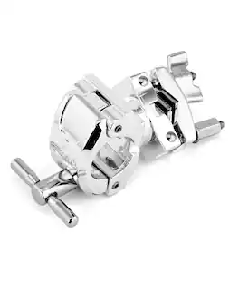 Gibraltar Hardware - Multi Angle Adjustable Multi Clamp, Geared Drum Key Mount with Chrome Finish, Drum Hardware Accessory for Percussion