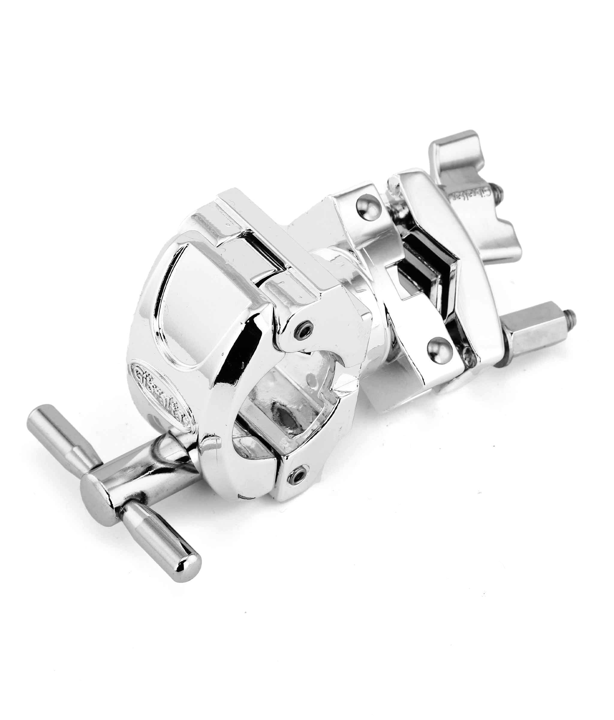 Gibraltar Hardware - Multi Angle Adjustable Multi Clamp, Geared Drum Key Mount with Chrome Finish, Drum Hardware Accessory for Percussion