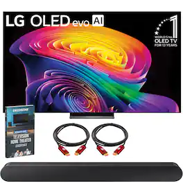 Bundle - LG - 83 Inch OLED evo AI C6H 4K Smart webOS TV (2026) + Samsung Soundbar