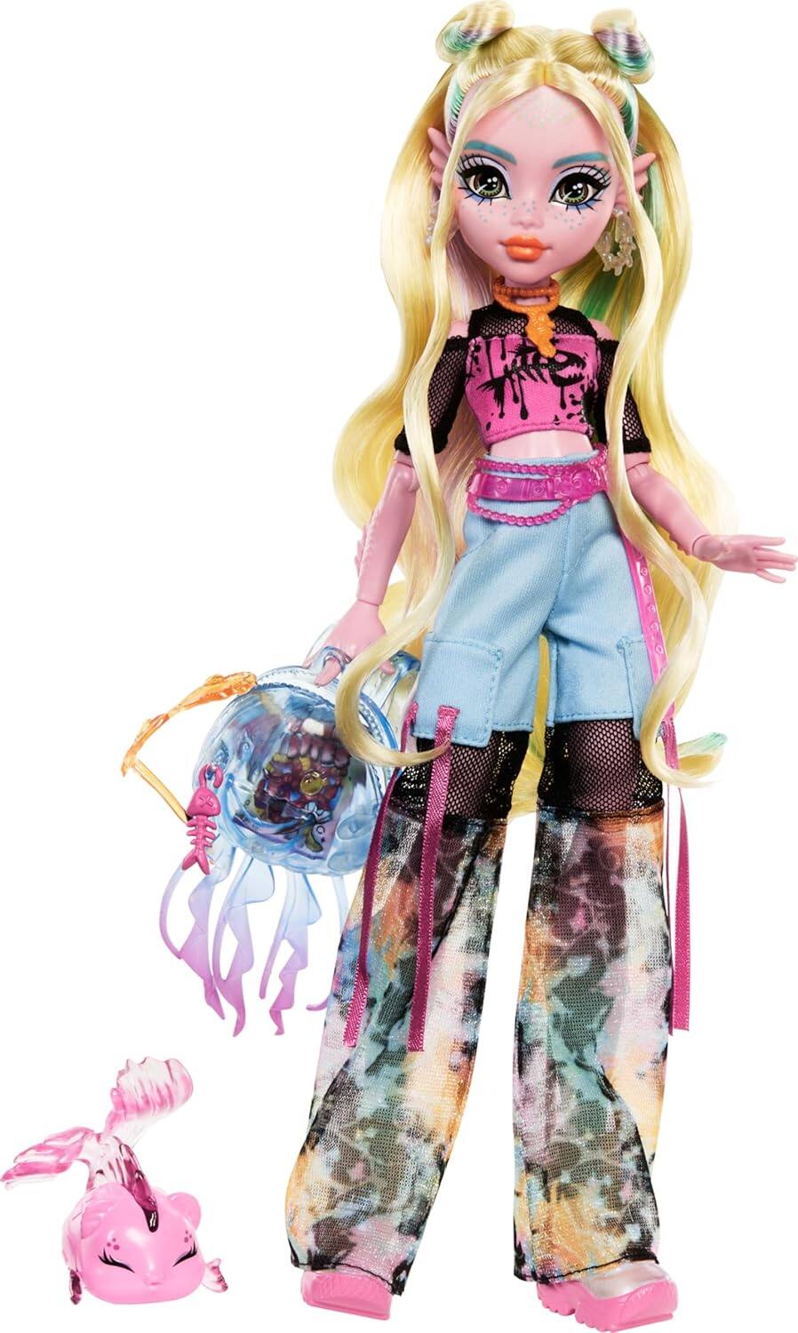 Alt View 5. Mattel - Mattel - Monster High Lagoona Blue Fashion Doll with Pet   - Collectibles - Mattel.