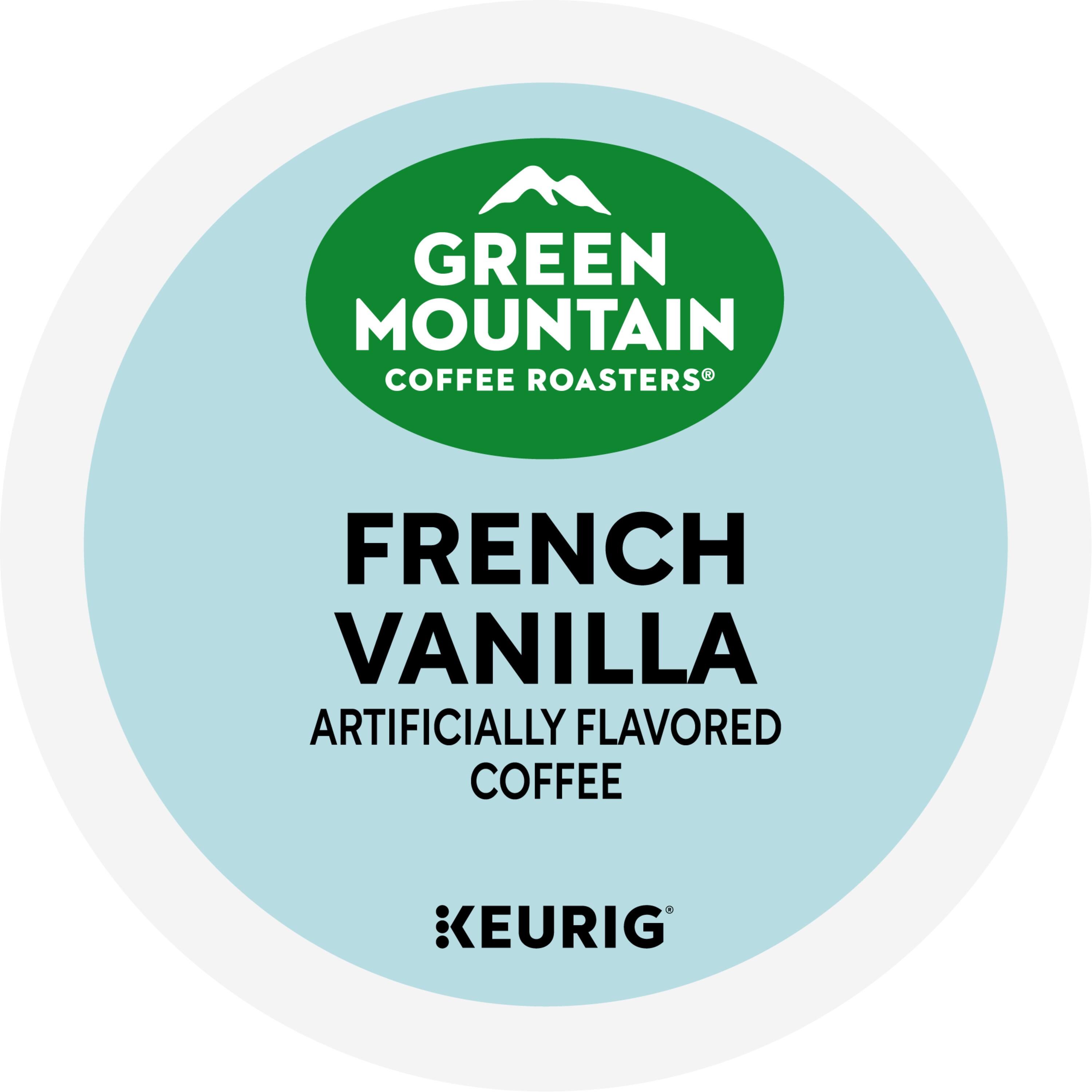 GREEN MOUNTAIN COFFEE ROASTERS  
FRENCH VANILLA  
ARTIFICIALLY FLAVORED COFFEE  
KEURIG
