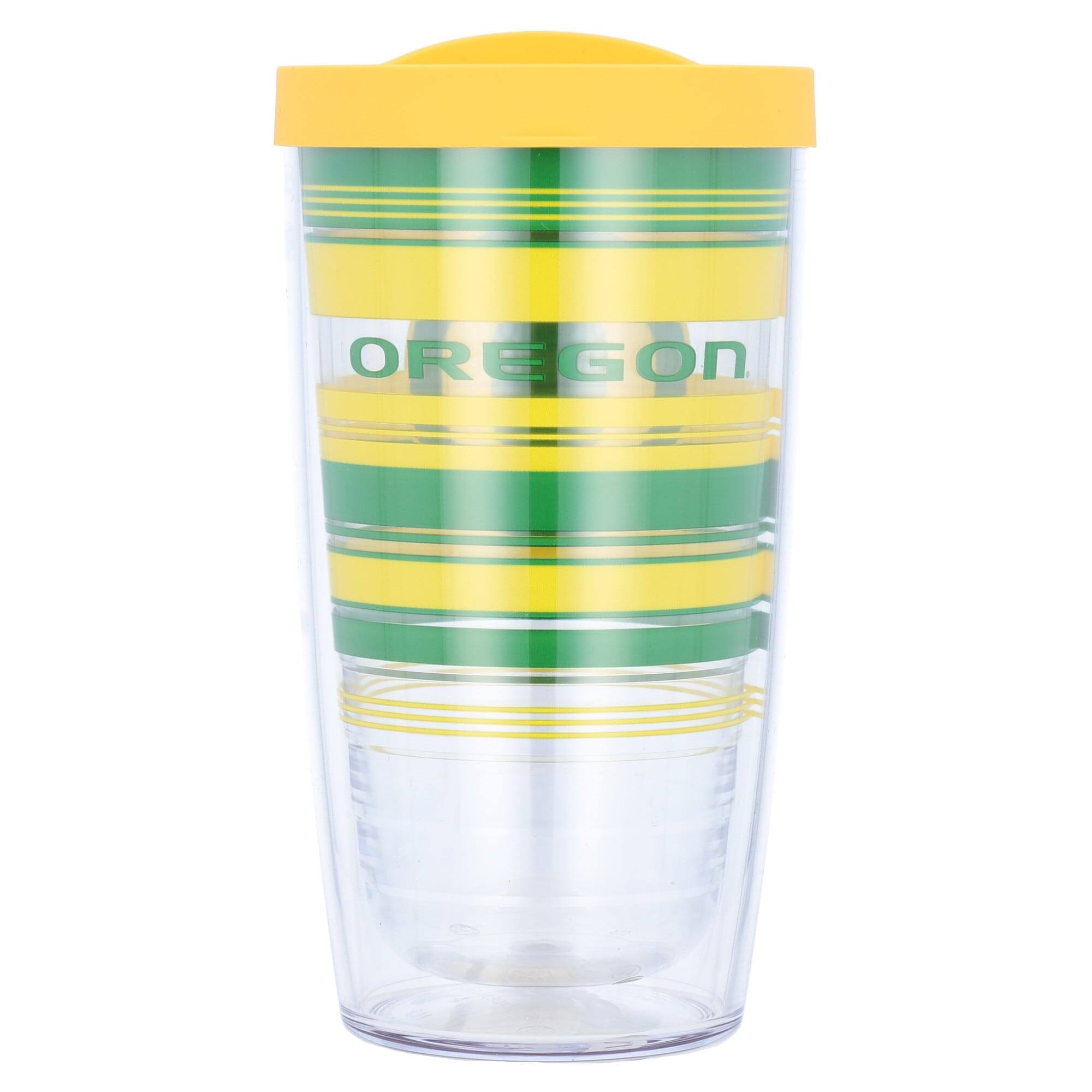 Alt View 1. Tervis - Oregon Ducks 16oz. Hype Stripes Classic Tumbler - Multicolor.