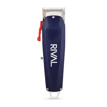 Front. StyleCraft - Rival Cordless Hair Clipper with Digital Display - Blue.