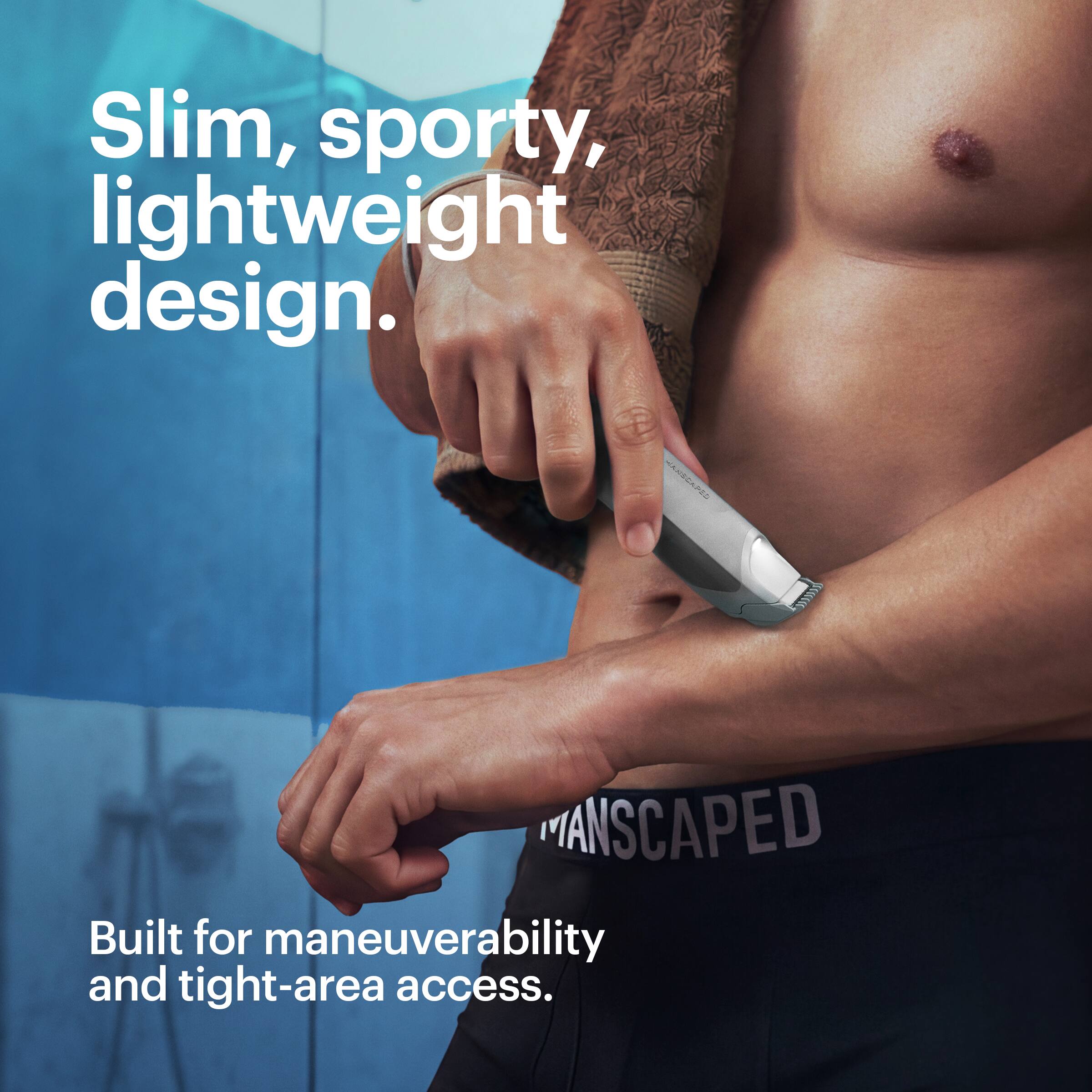 Slim, sporty, lightweight design.  
Built for maneuverability and tight-area access.