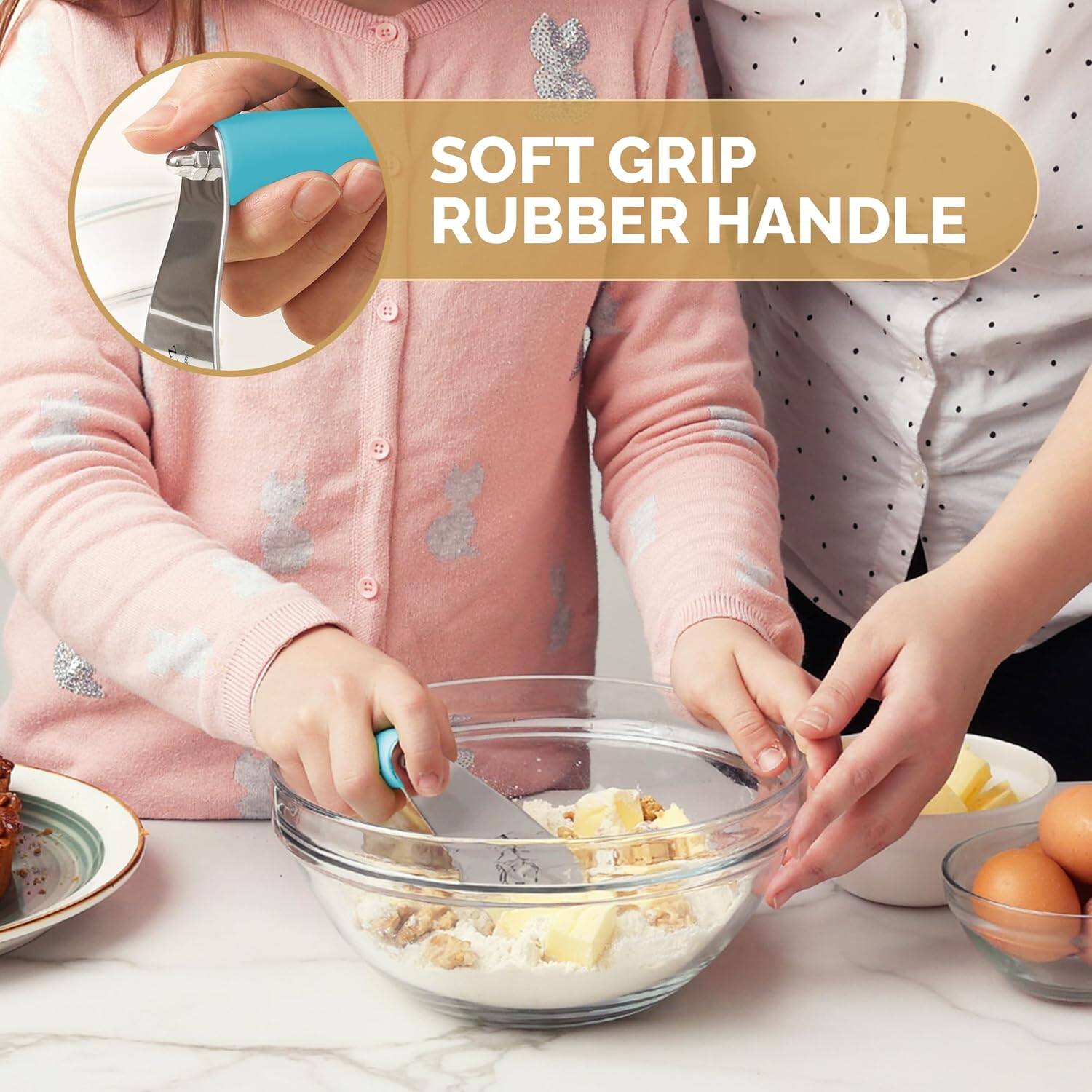 SOFT GRIP RUBBER HANDLE