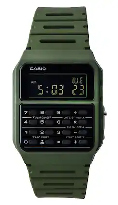 Casio - Youth Data Bank CA-53WF-3B Quartz Unisex Watch 30M - Green