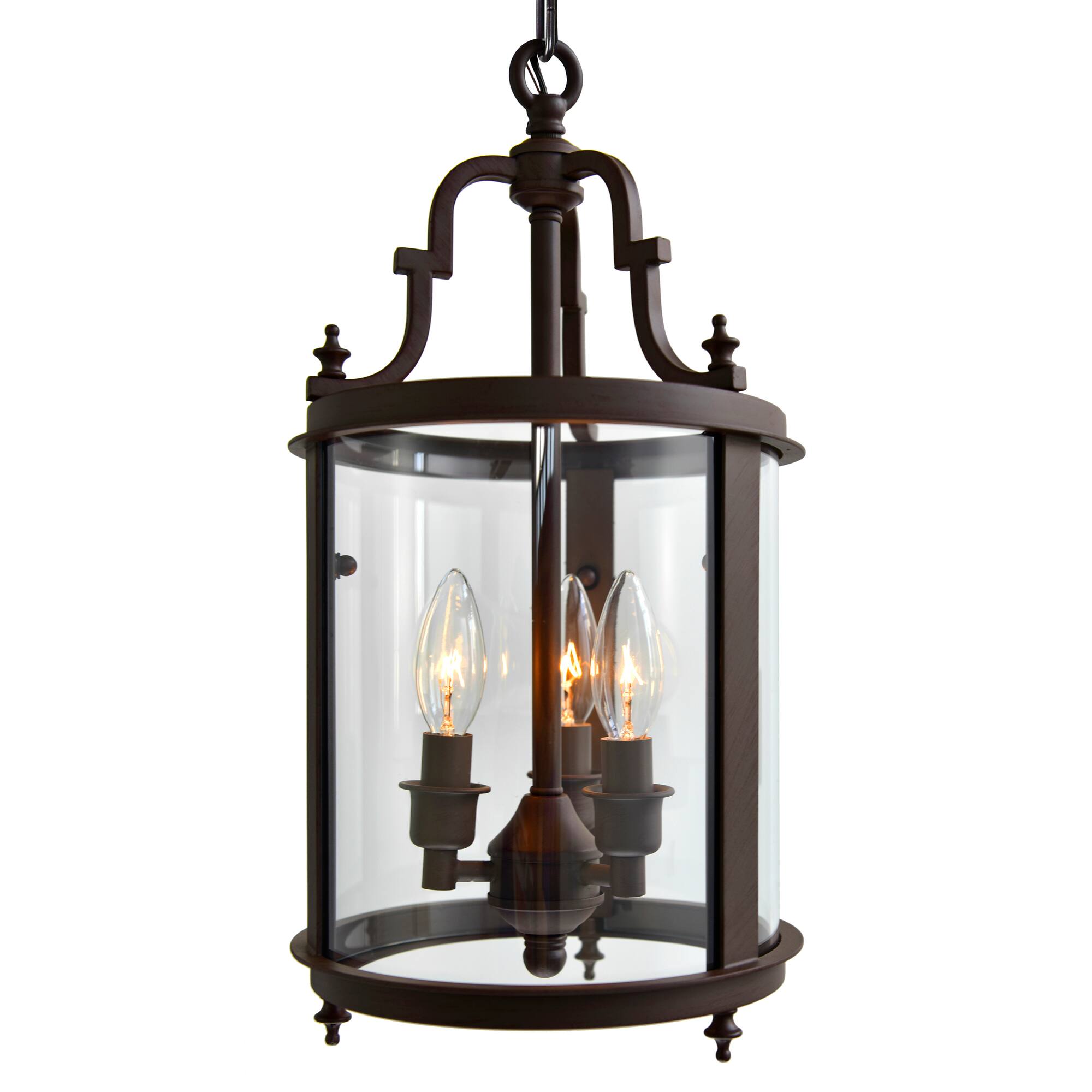 Left. CWI Lighting - Desire 3 Light Drum Shade Mini Pendant With Oil Rubbed Bronze Finish - Oil Rubbed Bronze.