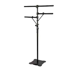 On Stage Stands - OnStage LS7920BLT Flat-Base Lighting Stand (LS 7920BLT) - Black