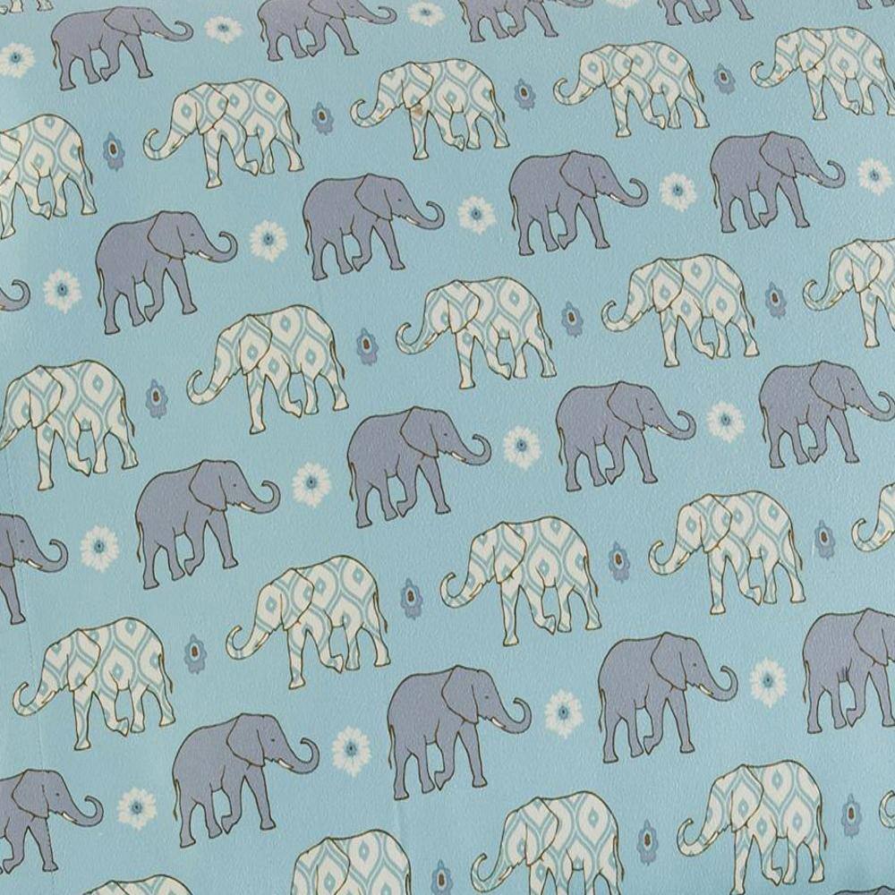 Alt View 2. Shavel Home Products - Shavel Micro Flannel Printed Sheet Set - King Flat/Fitted Sheet 108x110/80x78x18" 2-Pillowcase 21x40" - Elephants - Elephants.