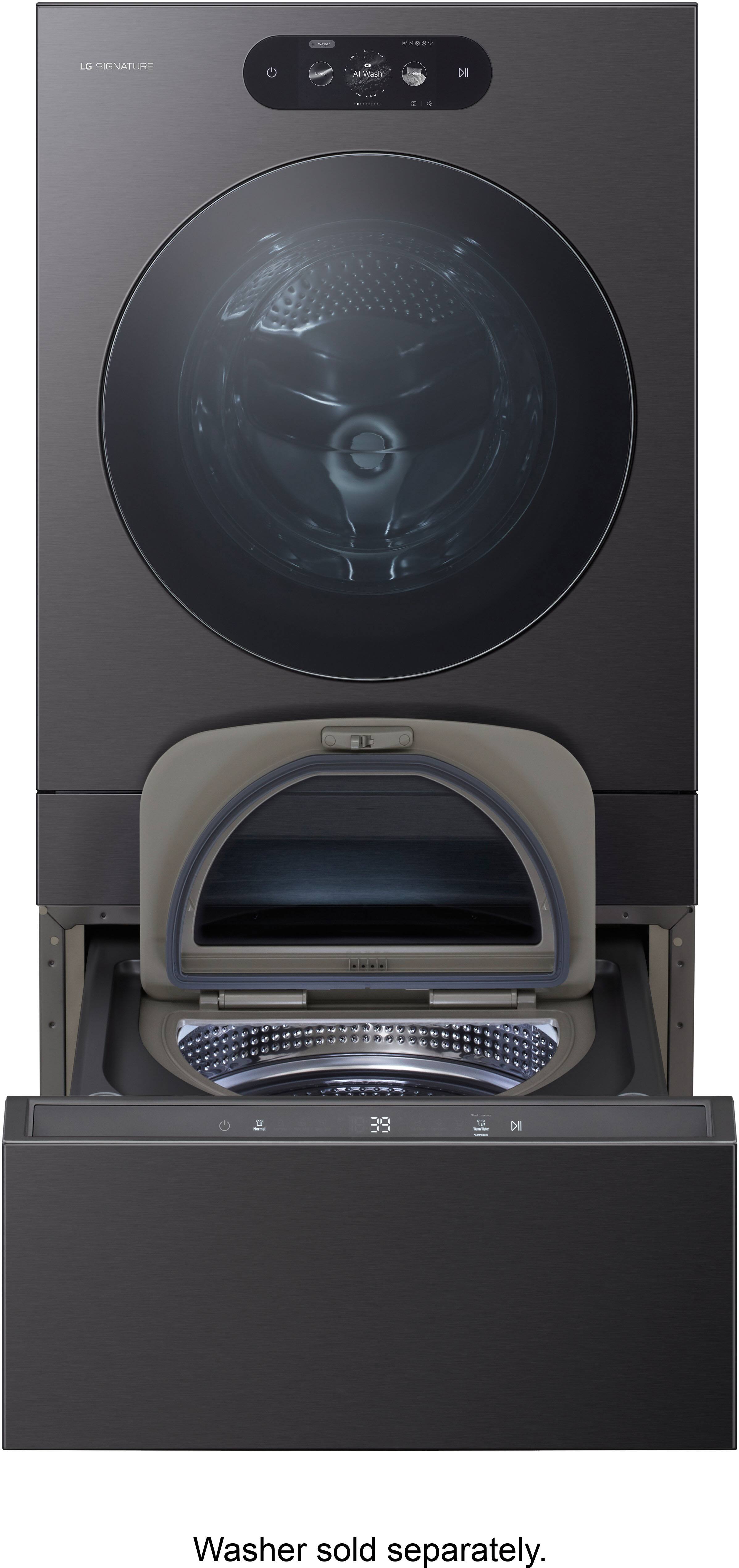 LG SIGNATURE AIWash E DI + . WS 39 2 DI Washer sold separately.
