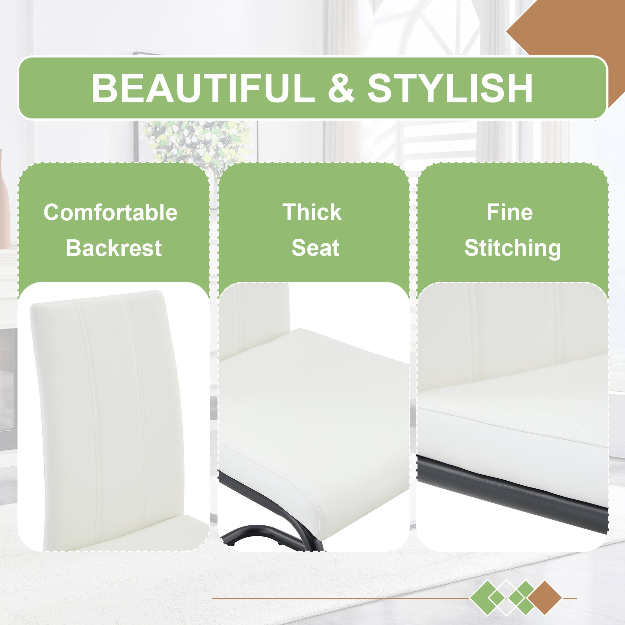 BEAUTIFUL & STYLISH

- Comfortable Backrest
- Thick Seat
- Fine Stitching