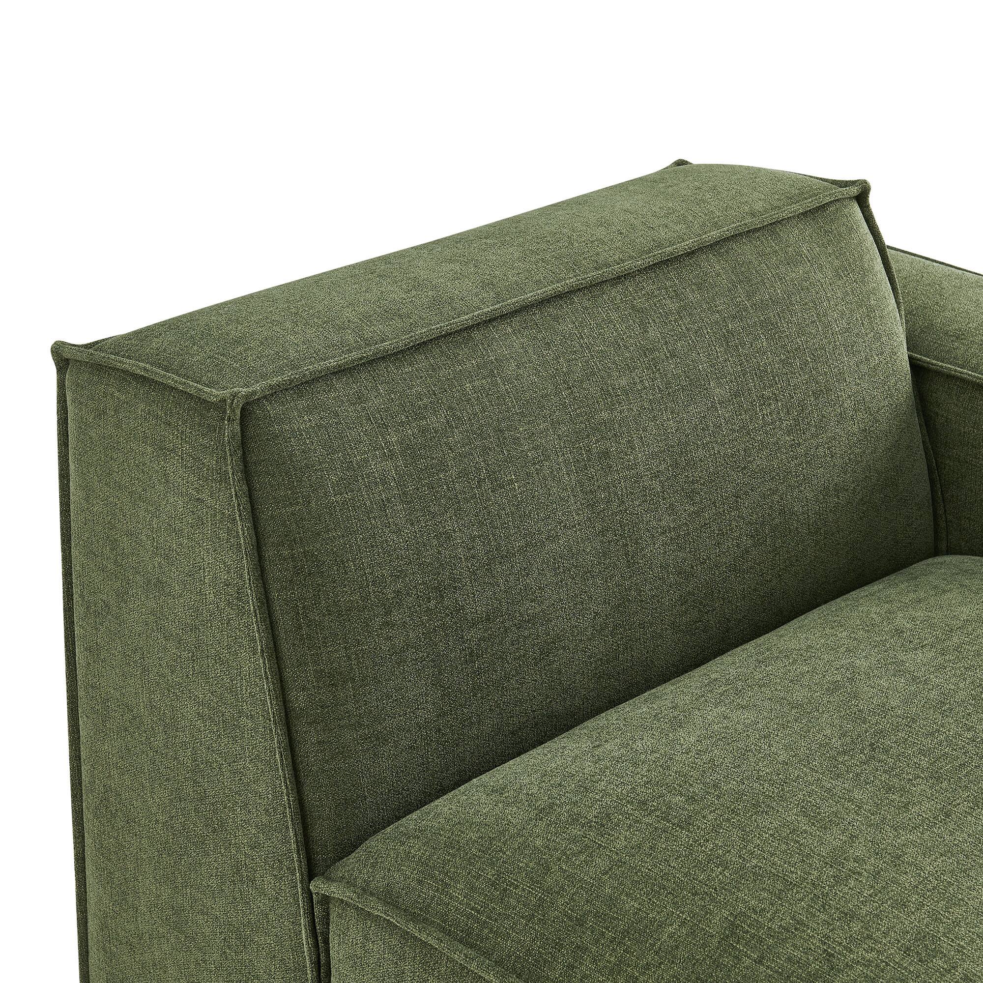 Alt View 7. Modway - Restore Performance Fabric Upholstered Right-Facing Modular Lounge Chair by Modway - Foliage.