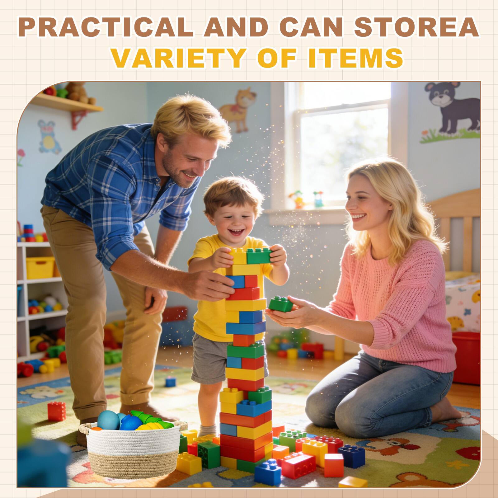 PRACTICAL AND CAN STORE A VARIETY OF ITEMS