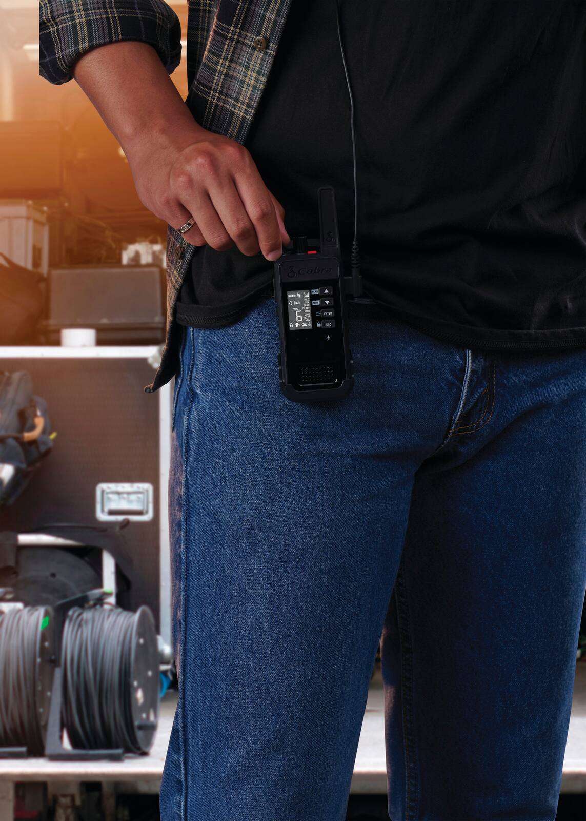 Alt View 8. Cobra - Cobra - Performa 450 Pro Business Two-Way Radio (6-Pack) - Black.
