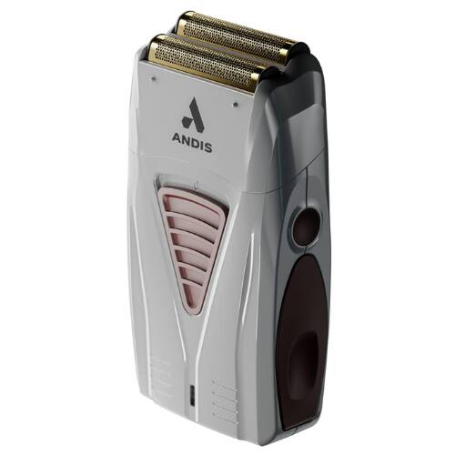Left. Andis - Andis ProFoil Lithium Titanium Foil Shaver TS-1 17235 with Replacement Foil & Inner Cutters 17280, Gray.