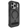 Front. ZAGG - Rainier Snap with Kickstand for Apple iPhone 17 Pro - Smoke Black.