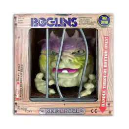 TriAction Toys - Boglins 8-Inch Foam Monster Puppet | King Drool - Yellow