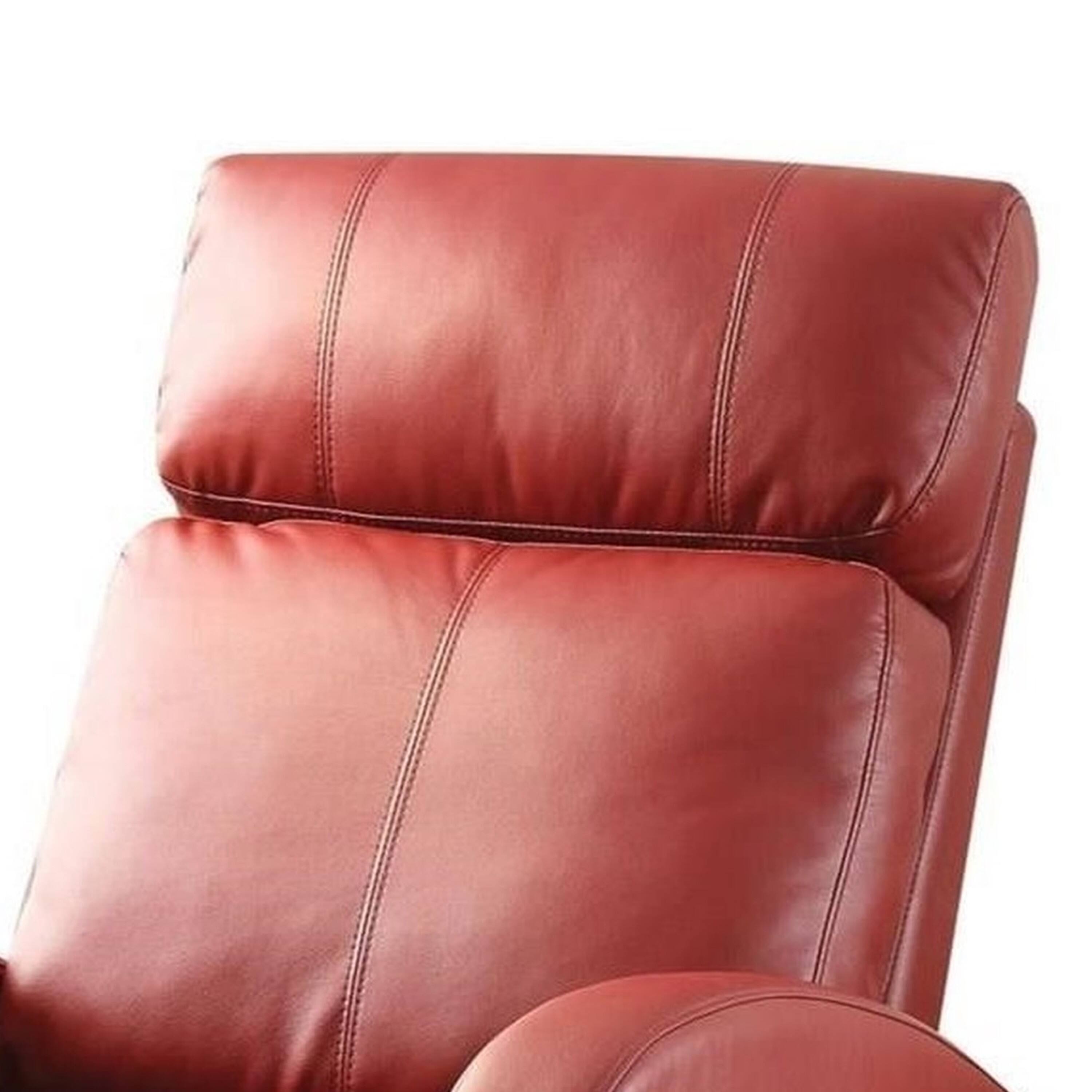 Left. Manhattan Lane - Ricardo Recliner with Power Lift - Red.