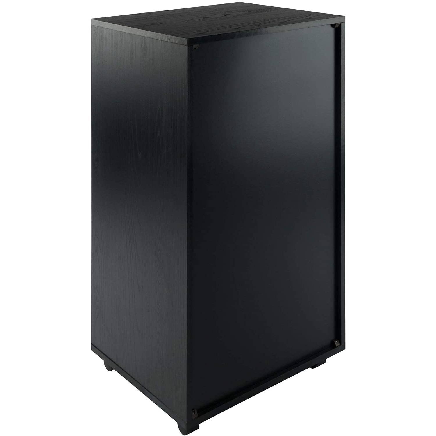 Alt View 1. Hivvago - Hivvago Modern Scandinavian Style 7-Drawer Storage Cabinet Chest - Black.