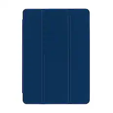 Front. SaharaCase - Samsung Galaxy Tab S11 Folio Case | Transparent Back | Slim & Durable | Venture Series - Night Sky Blue.