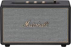 Front. Marshall - Acton IV Bluetooth Home Speaker with Volume / Bass / Treble Controls and 3.5 mm Auxilary / RCA Inputs - Black.