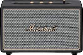 Marshall - Acton IV Bluetooth Home Speaker with Volume / Bass / Treble Controls and 3.5 mm Auxilary / RCA Inputs - Black
