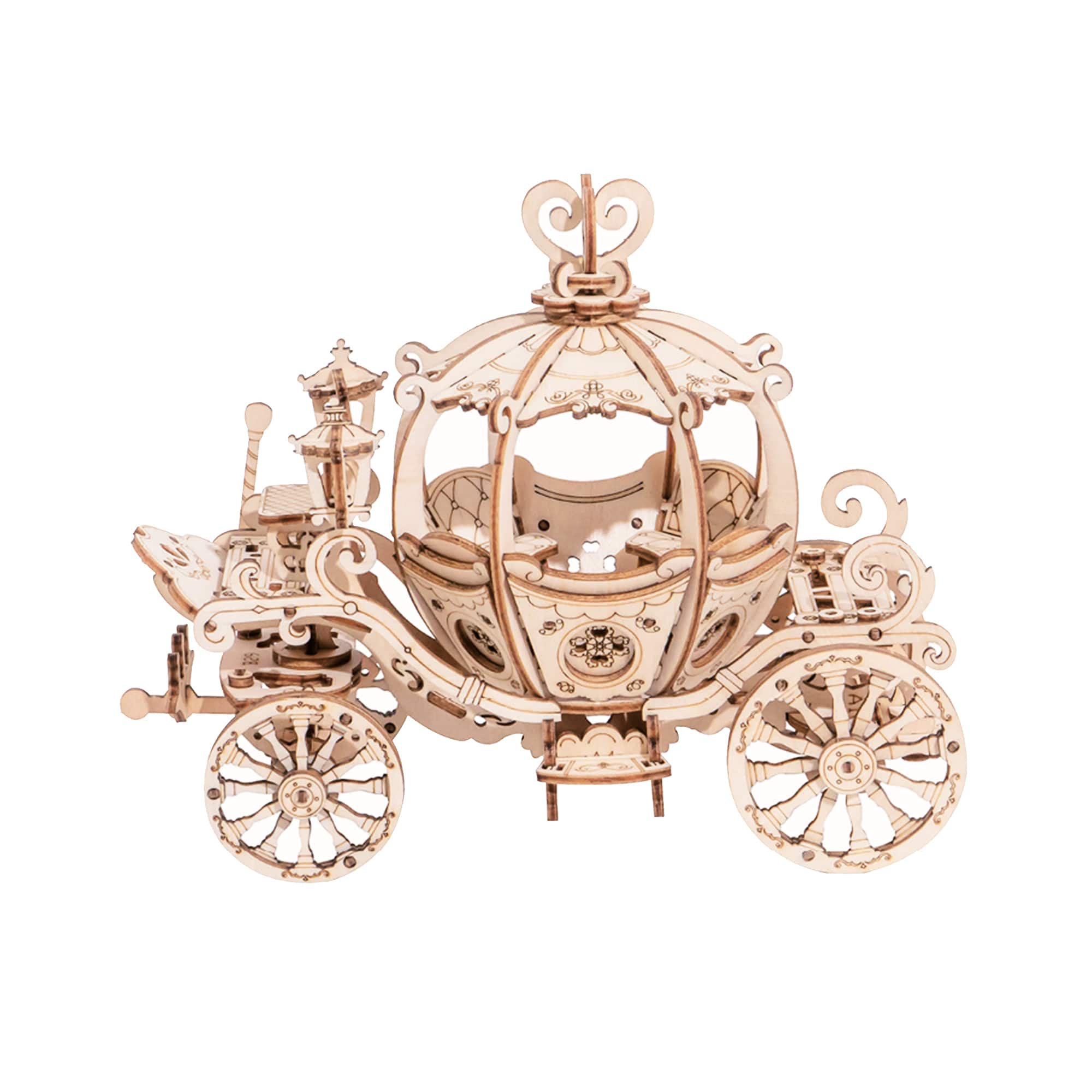 Front. 3D Puzzle - DIY 3D Puzzle - Pumpkin Carriage - 182pcs.