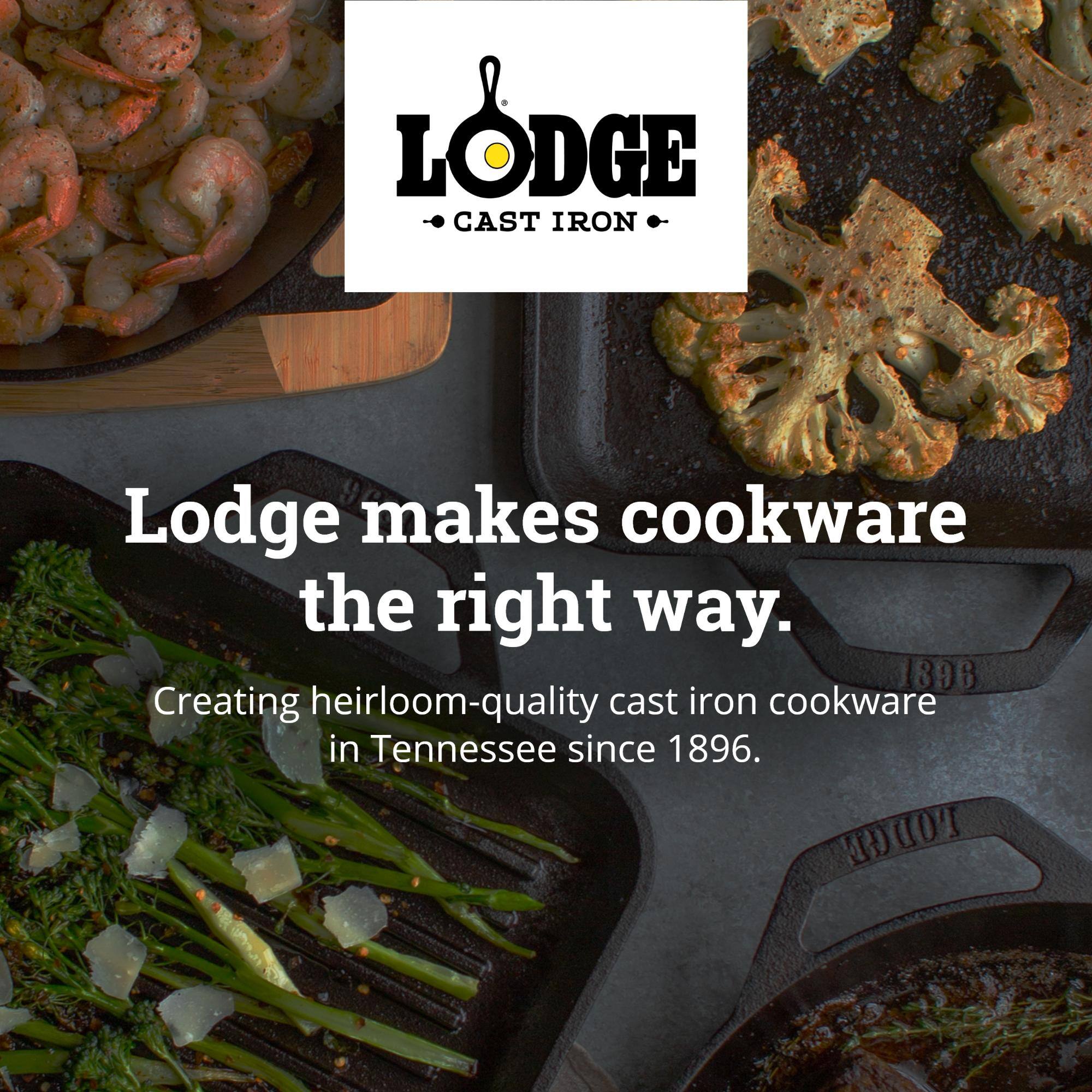 Lodge makes cookware the right way. Creating heirloom-quality cast iron cookware in Tennessee since 1896.