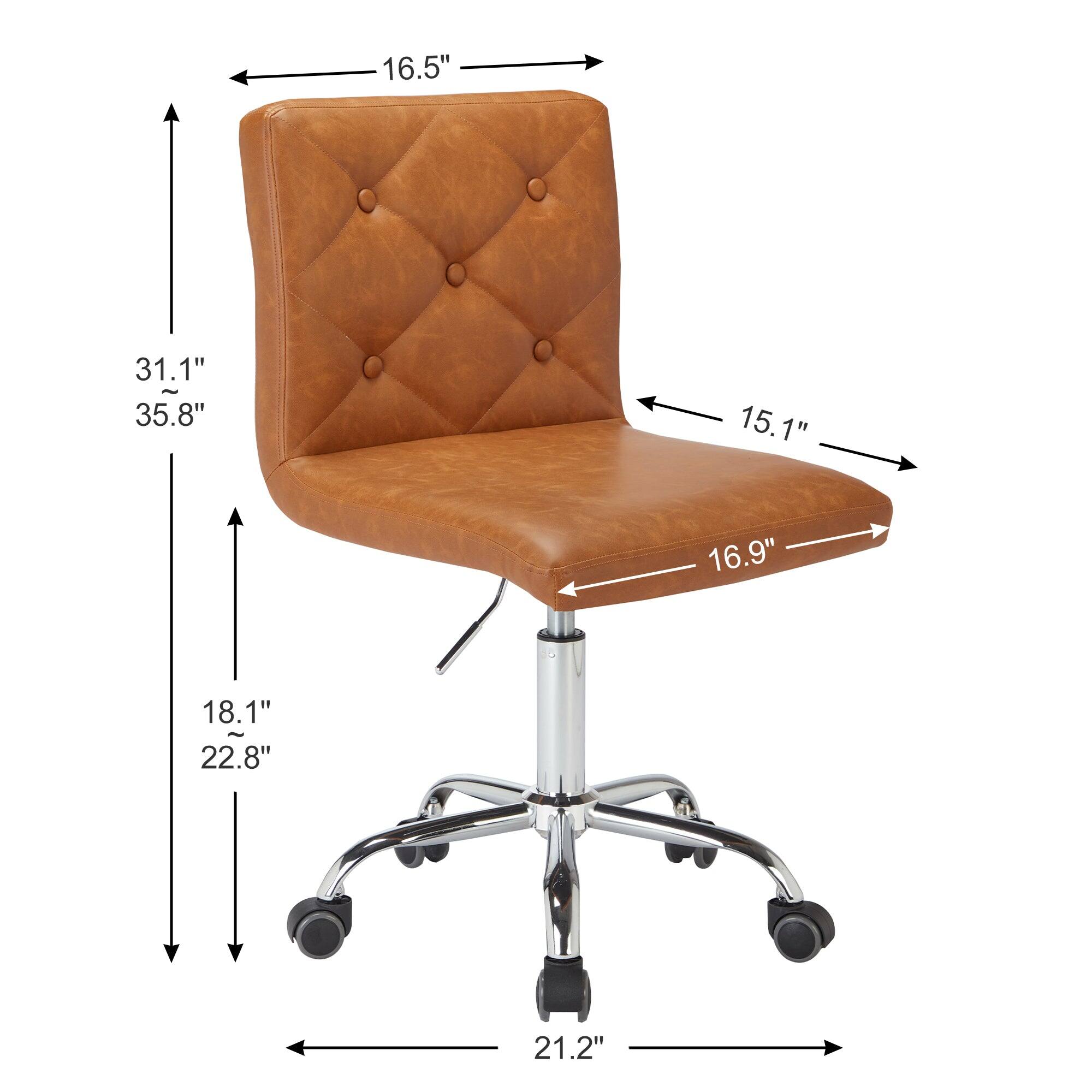 16.5"  
31.1" ~ 35.8"  
15.1"  
16.9"  
18.1" - 22.8"  
21.2"