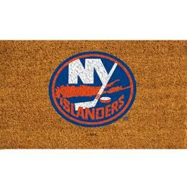 Evergreen Enterprises - New York Islanders 28" x 16" Team Logo Outdoor Coir Mat - Multicolor
