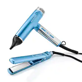 BaBylissPRO - BNTPP79 Nano Titanium Nano Combo Light Dryer & 1" Compact Ultra-Thin Flat Iron
