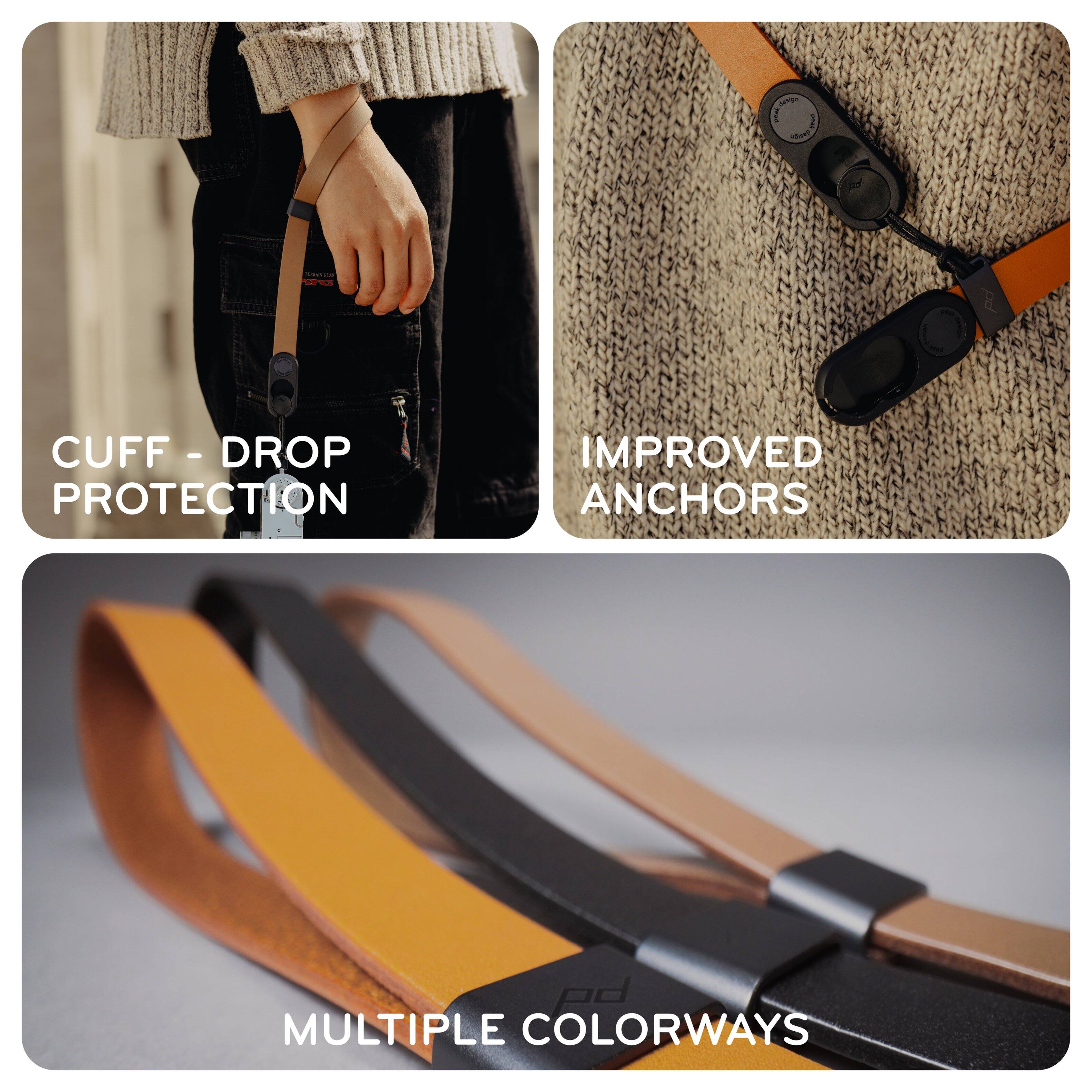 CUFF - DROP PROTECTION  
IMPROVED ANCHORS  
MULTIPLE COLORWAYS