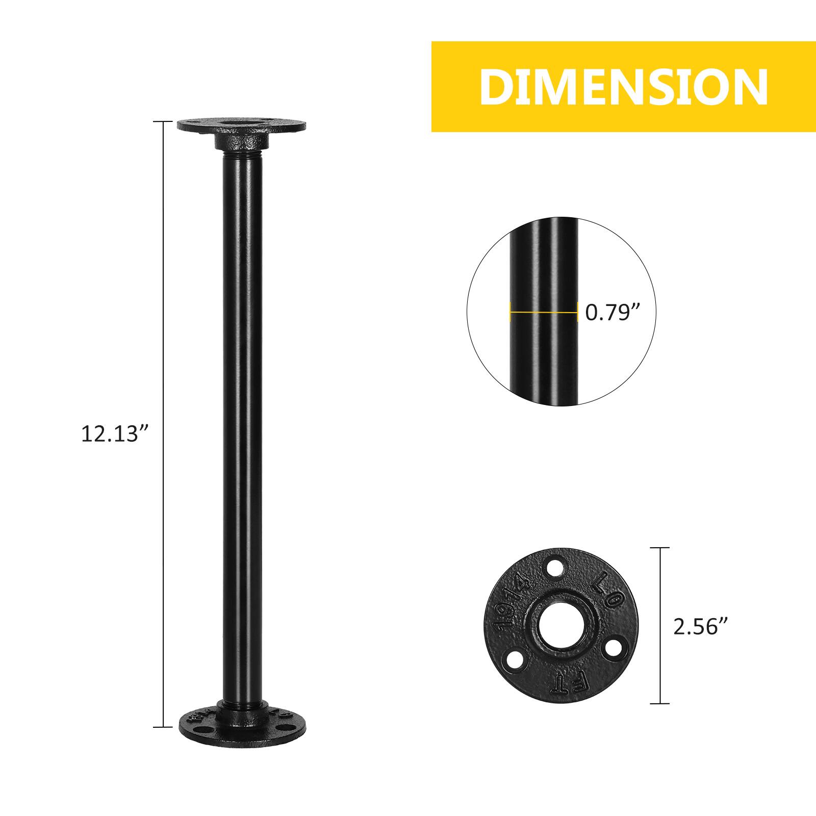 DIMENSION  
0.79"  
12.13"  
2.56"