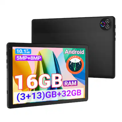10.1" HD 5MP+8MP Android 15 16GB RAM (3+13)GB+32GB
