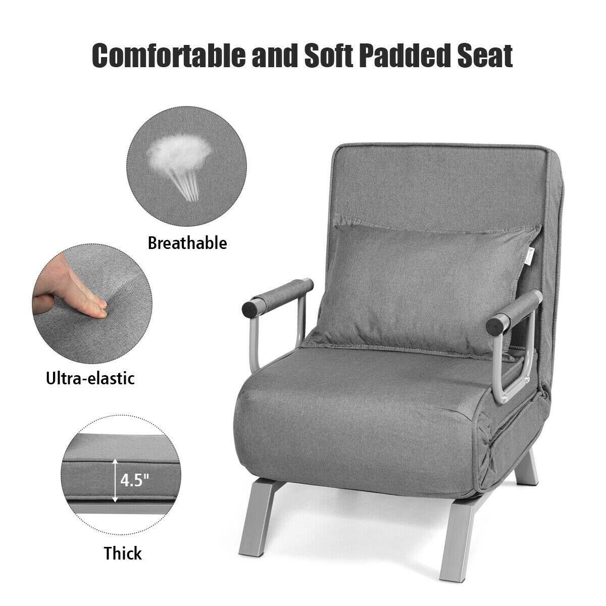 Comfortable and Soft Padded Seat

- Breathable
- Ultra-elastic
- 4.5" Thick