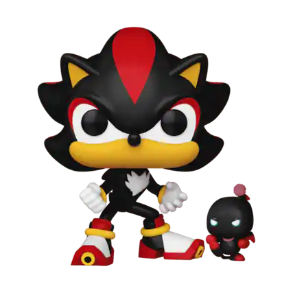 Front. Funko - Funko Pop! Games Sonic the Hedgehog - Shadow with Dark Chao # 1035 - Multicolor.