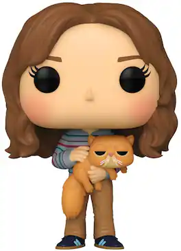 Funko - POP! & BUDDY: Harry Potter and the Prisoner of Azkaban - Hermione with Crookshanks - Collectibles - Multicolor