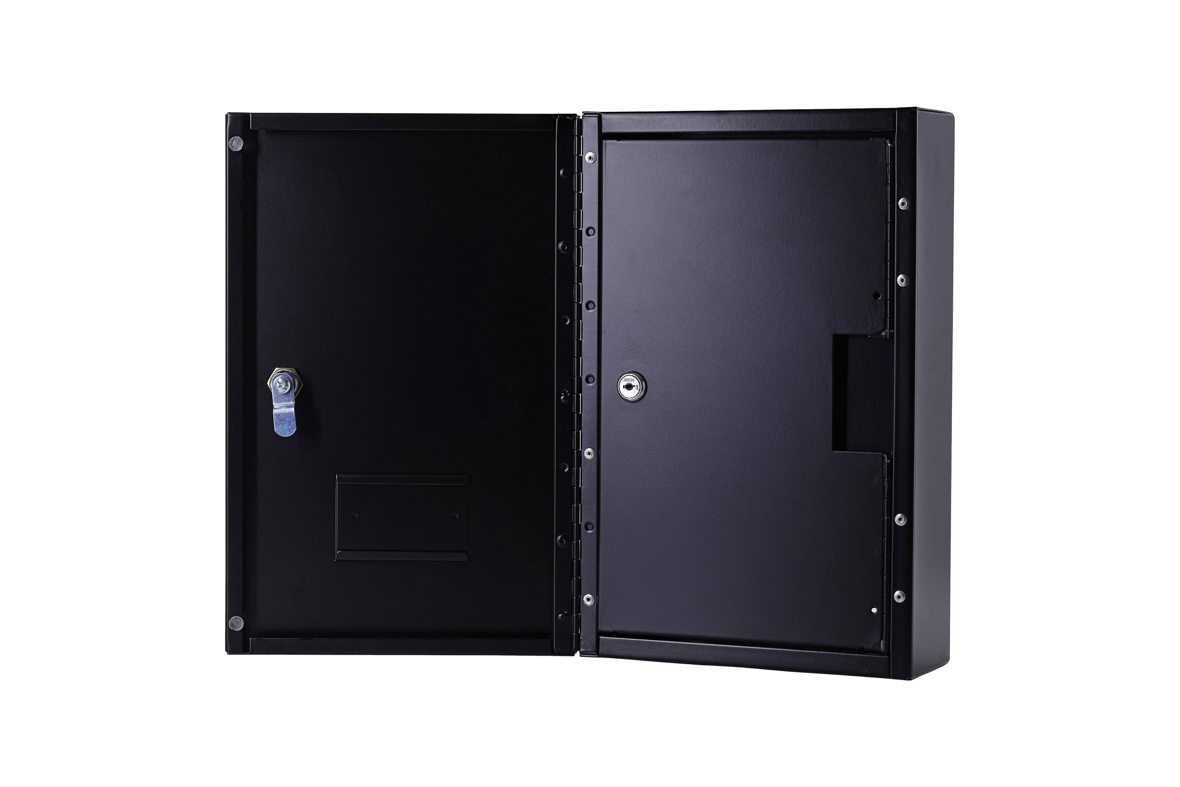Alt View 10. Viva Comfort - Medium Double Door Bathroom Locking Secure Storage Medicine Cabinet - black.
