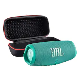JBL - Charge 5 Portable Wireless Bluetooth Speaker with IP67 Waterproof with Case - Teal