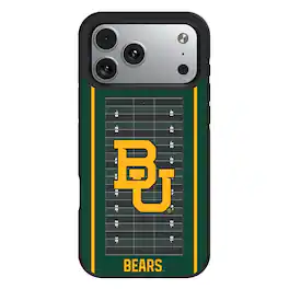 Keyscaper - NCAA - Baylor Bears Personalized Bump Case with 8.2ft Drop Protection - 15 Pro - Black