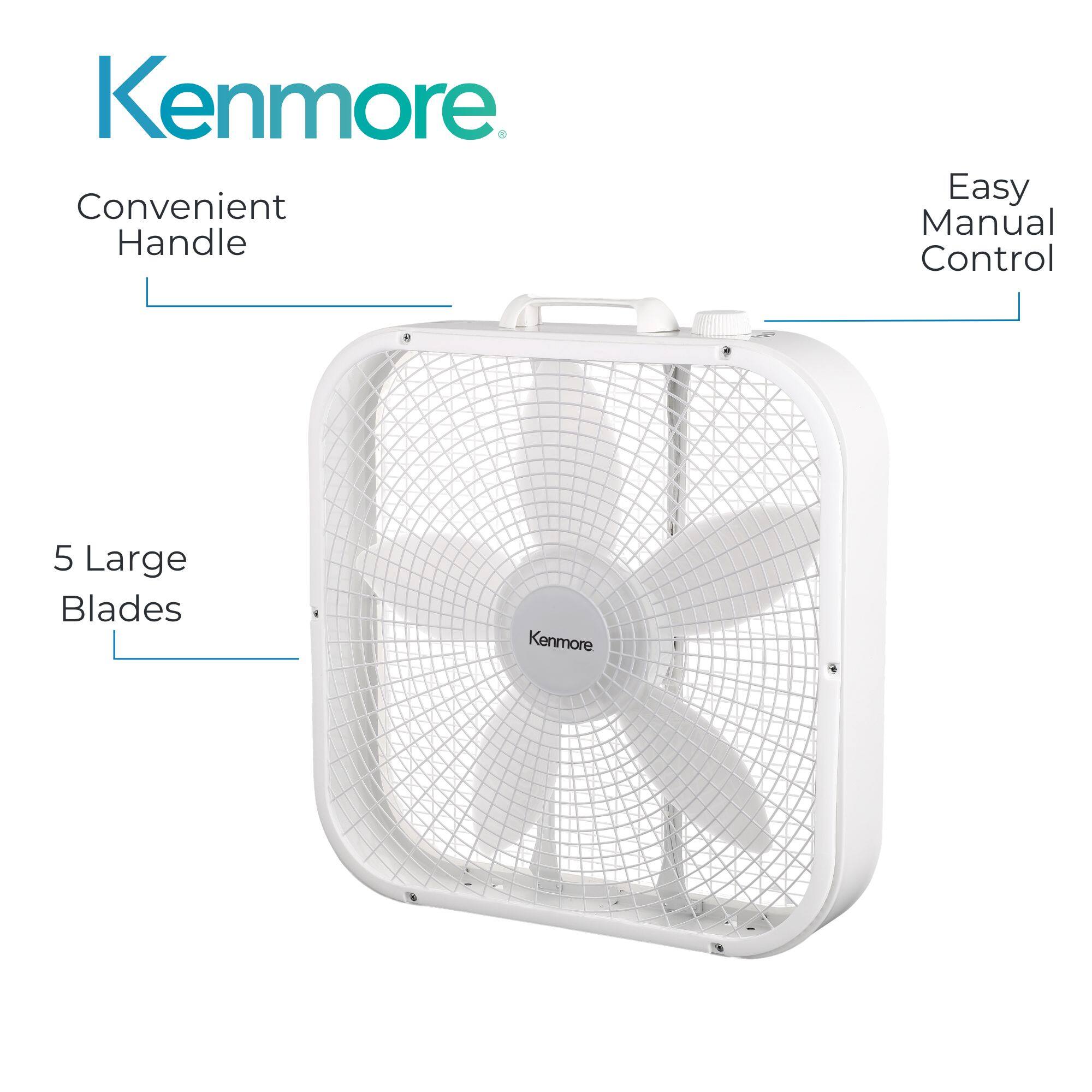 Kenmore  
Convenient Handle  
Easy Manual Control  
5 Large Blades