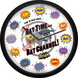 PopMarket - DC Batman - Wall Clock - BAT TIME - COLLECTIBLES - Multicolor