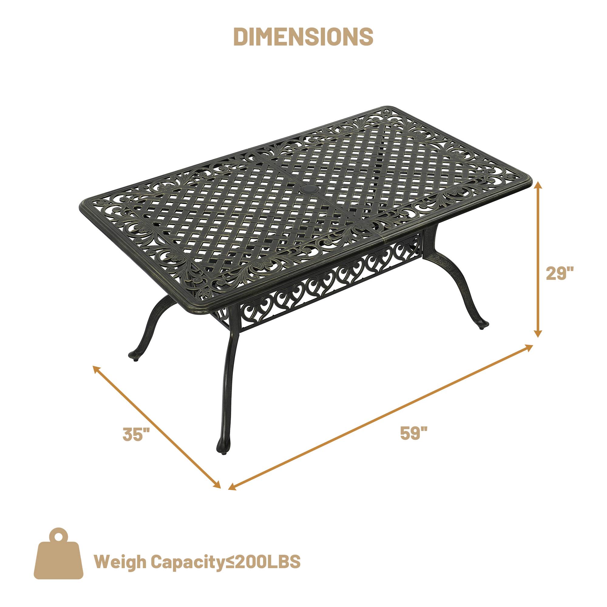 DIMENSIONS  
29" x 35" x 59"  
Weigh Capacity ≤ 200LBS