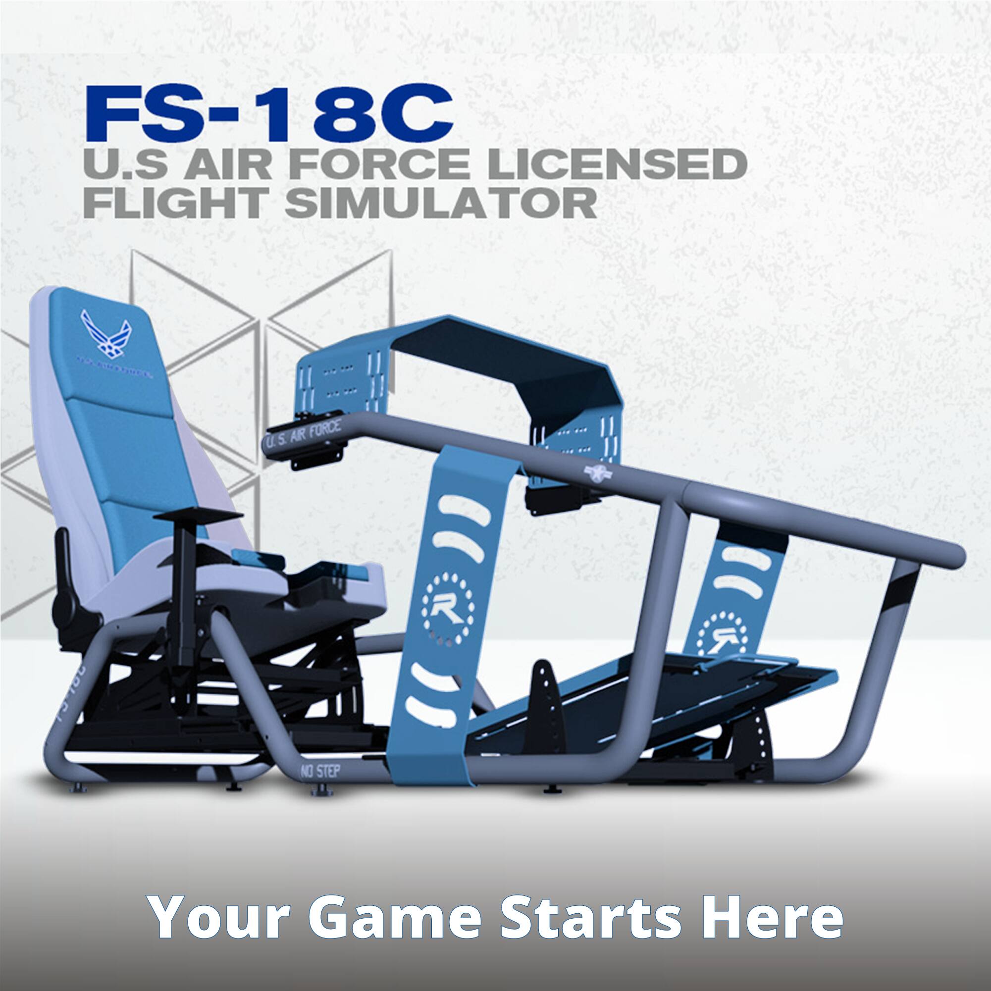 FS-18C  
U.S AIR FORCE LICENSED FLIGHT SIMULATOR  

Your Game Starts Here