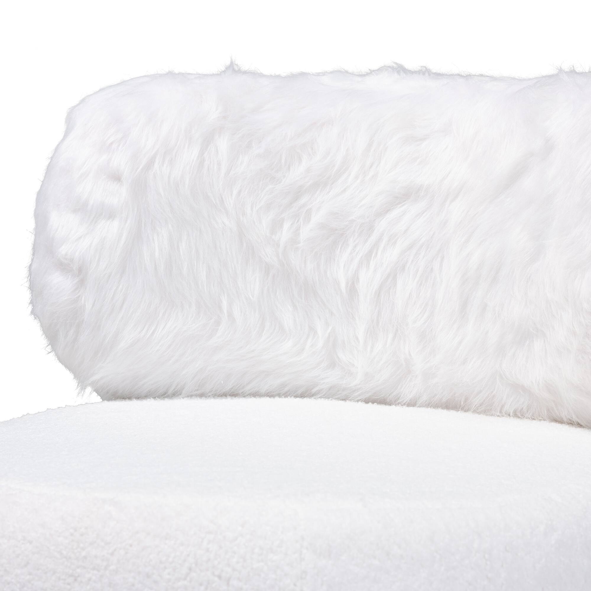 Alt View 1. Baxton Studio - Tayla Modern and Contemporary Fabric Upholstered and Metal Accent Chair - White/Black.