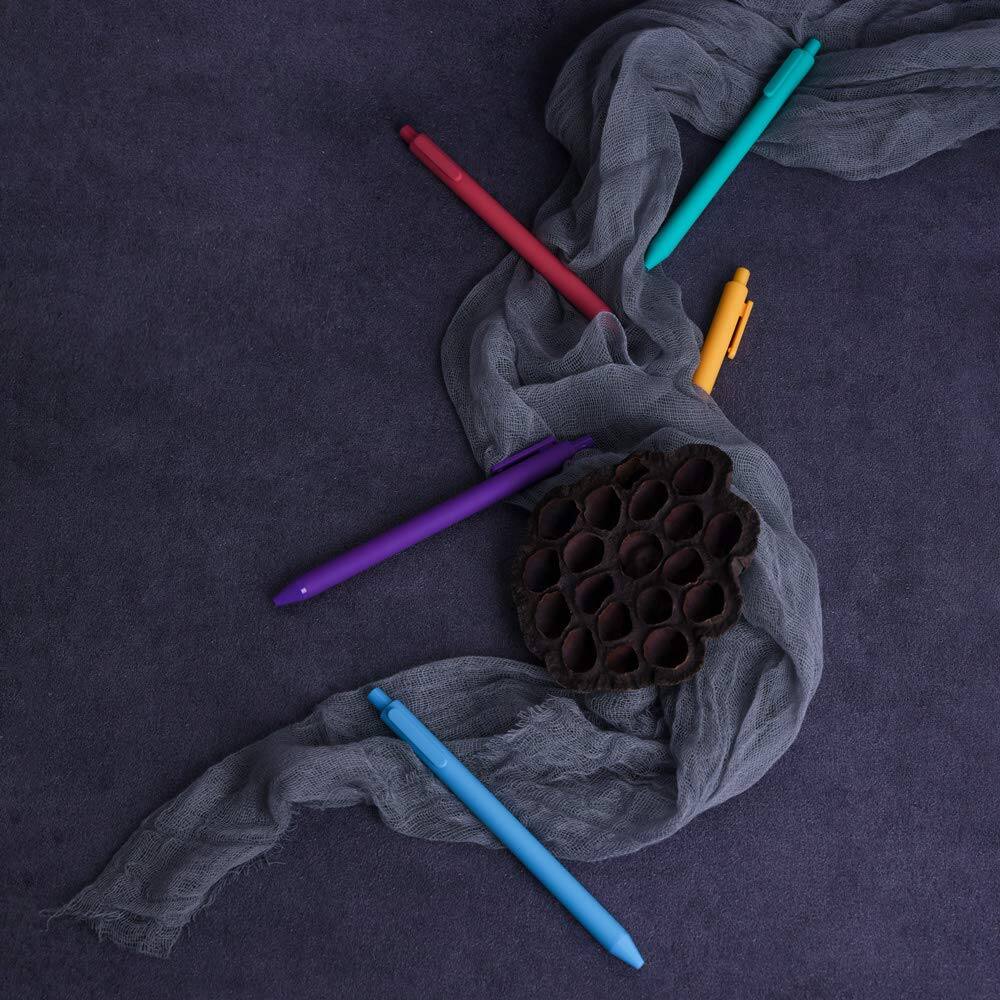 Alt View 3. Paradigms Interiors - Soft Touch Retractable Gel Ink Pens Fine Point (elegance 5 pack Ink).