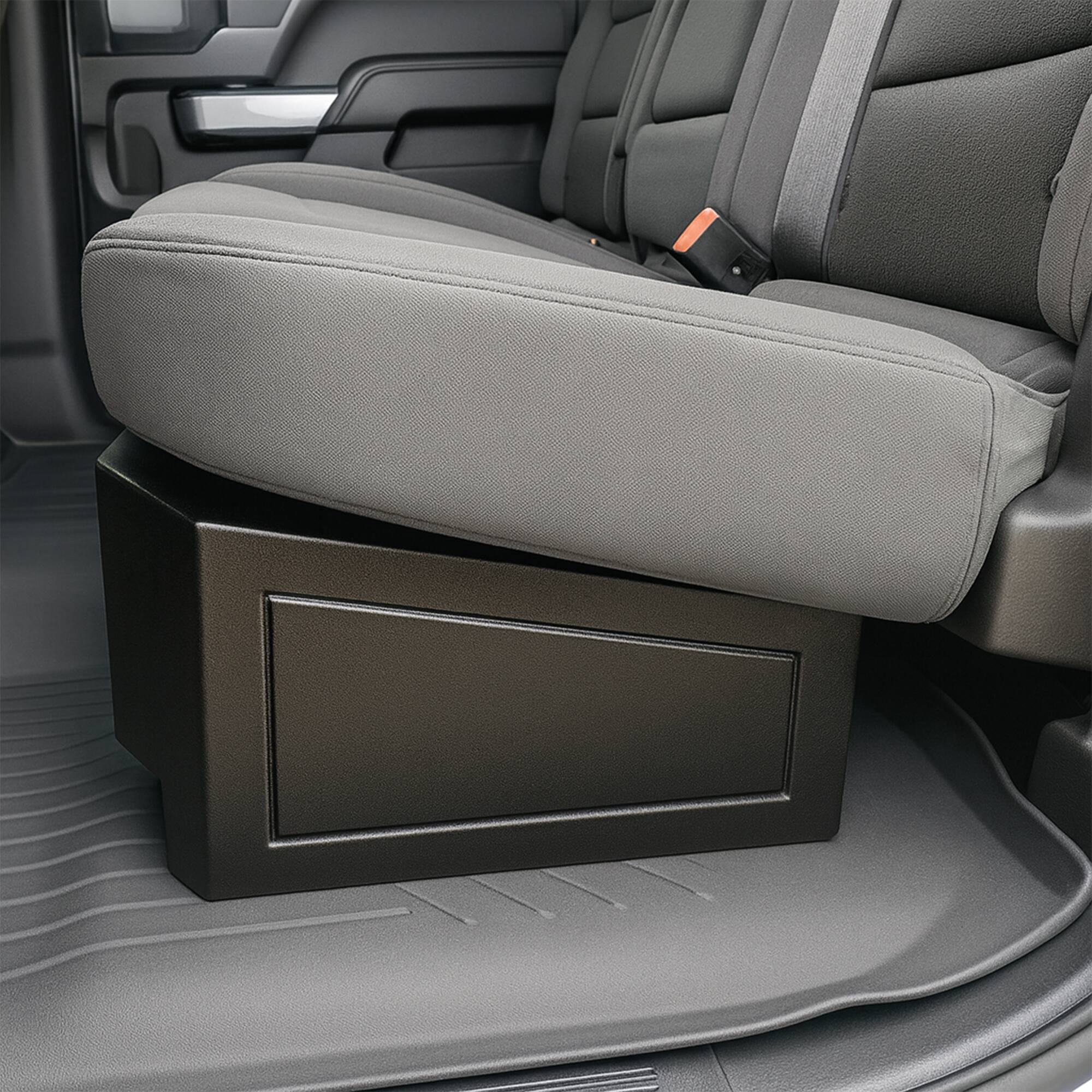 Alt View 7. QPower - QPower Dual 12" Sub Box - Chevy Silverado Crew Cab & GMC Sierra Crew Cab 14-18 - Black.