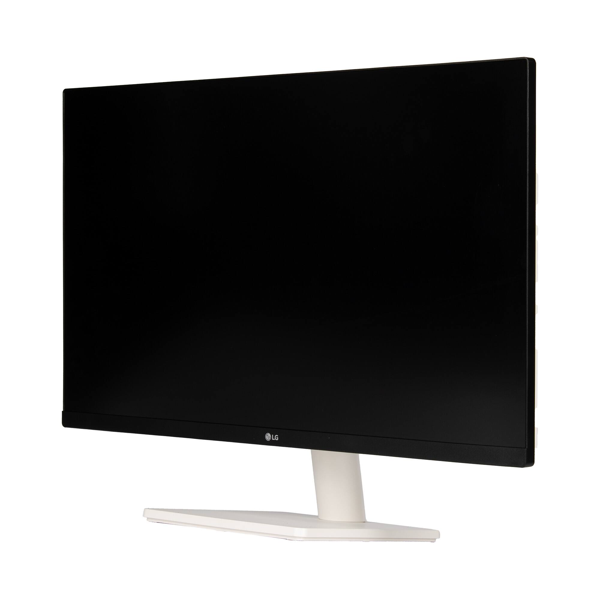 Alt View 1. LG - LG 27US500-W Ultrafine Monitor 27-Inch 4K UHD (3840x2160) HDR10 IPS Borderless Design Reader Mode Flicker Safe Switch Ap - White.